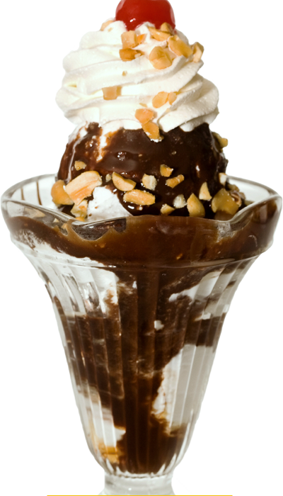 Ice Cream Sundae Transparent PNG Image
