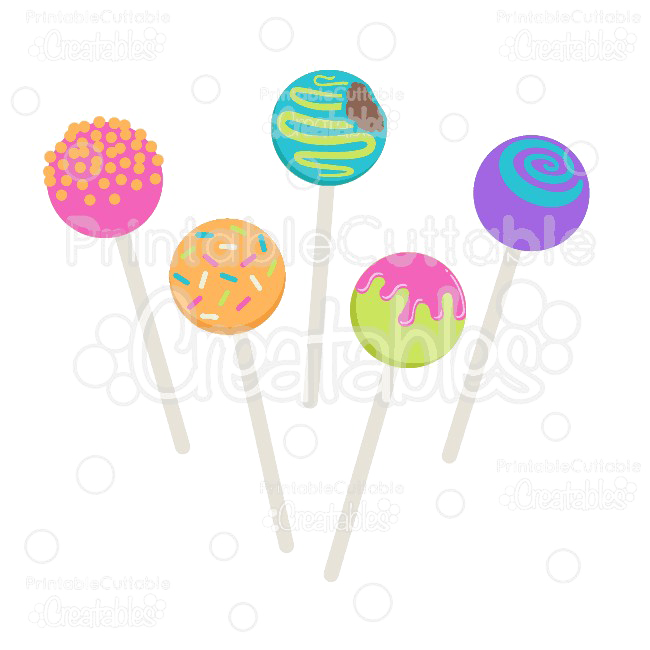 Cake Pop Transparent PNG Image
