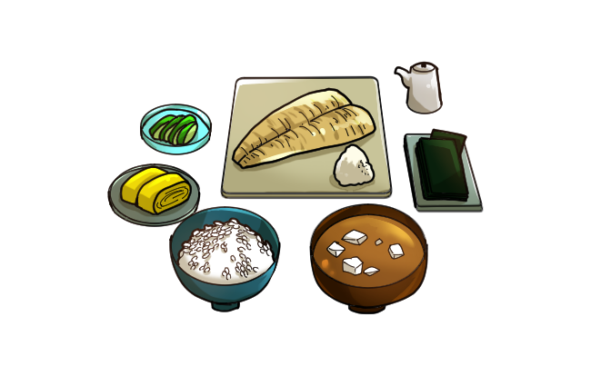Japanese Breakfast Transparent PNG Image
