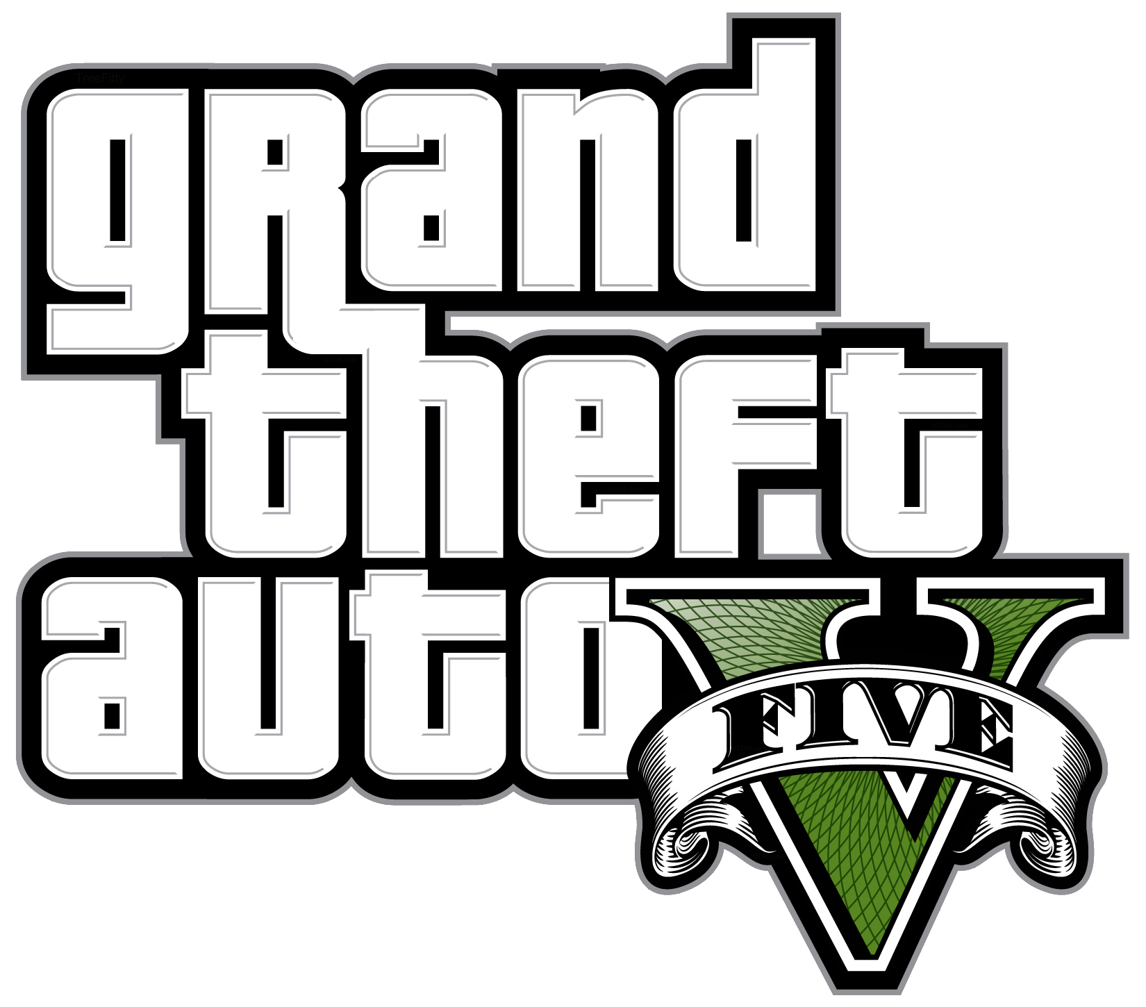 Logo Gta V File Transparent PNG Image