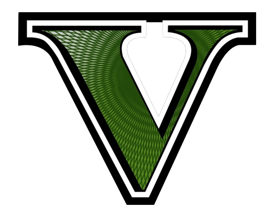 Auto Grand Theft V Logo Transparent PNG Image
