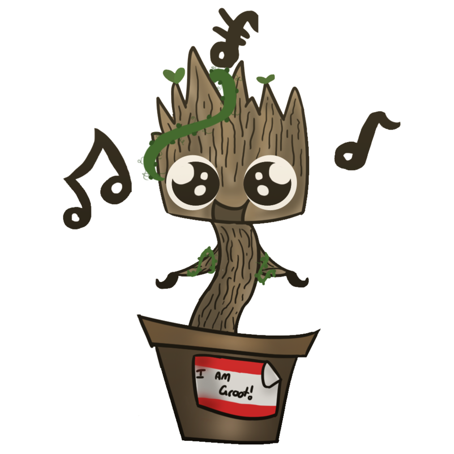 Baby Groot Transparent PNG Image