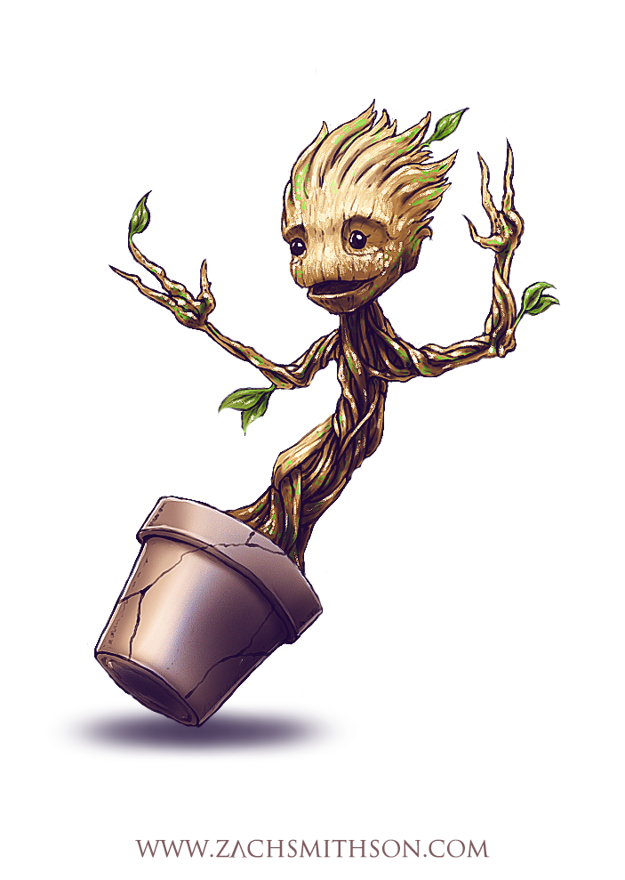 Baby Groot Transparent PNG Image