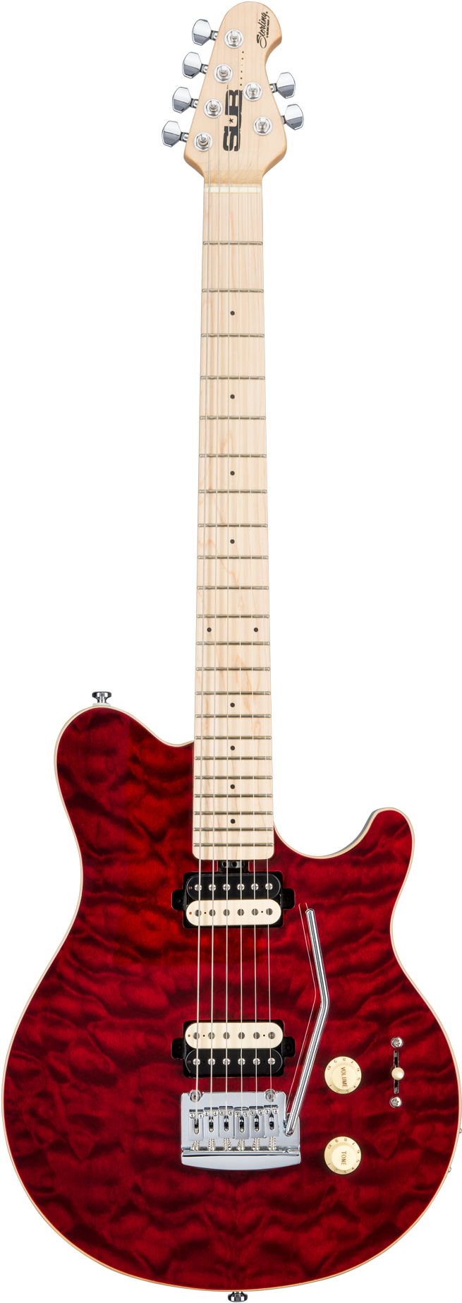 Guitar Electric Red File Transparent PNG Image