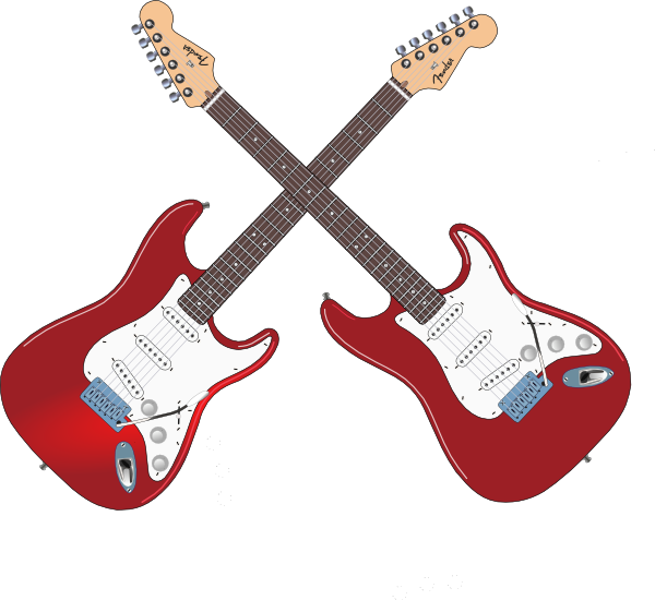 Guitar Vector Electric Red Transparent PNG Image