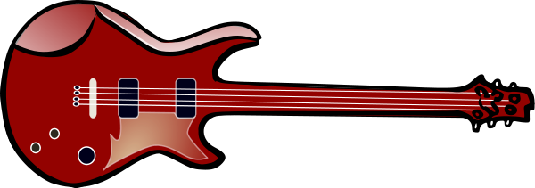 Guitar Vector Electric Red Transparent PNG Image