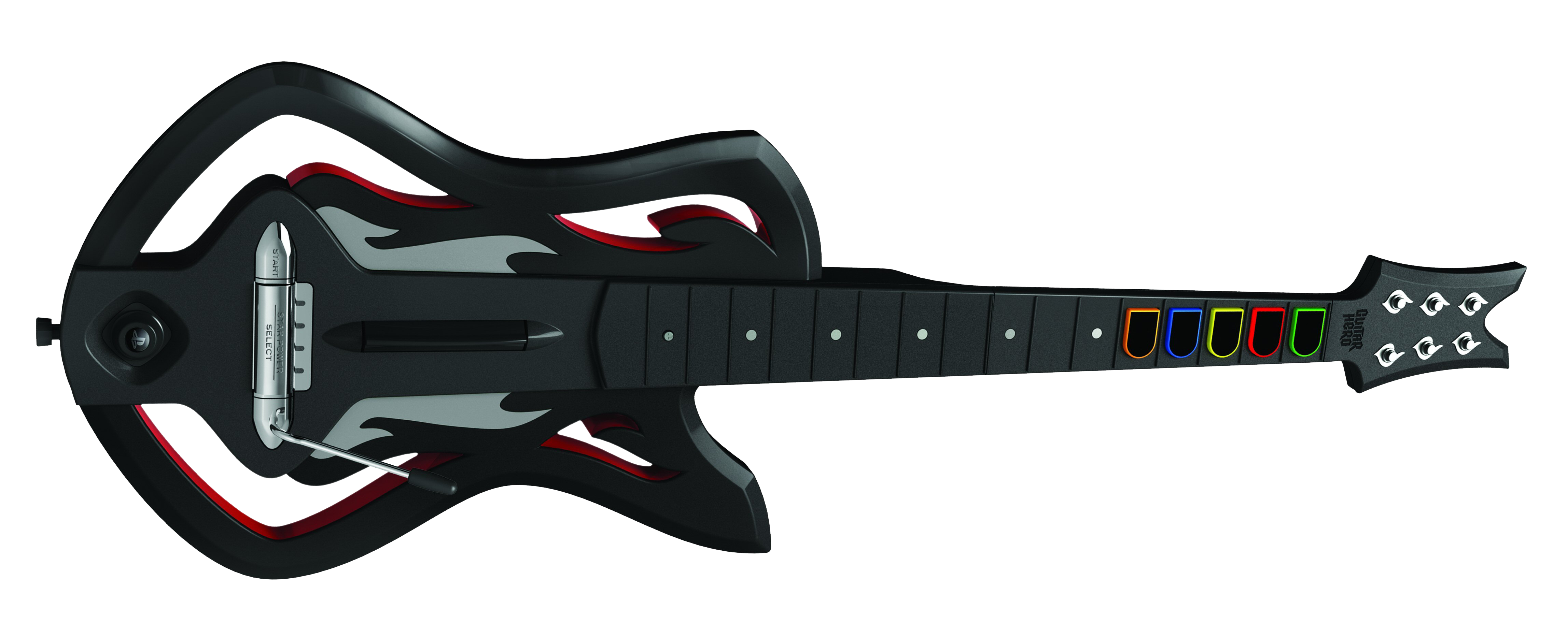 Guitar Black Rock Transparent PNG Image