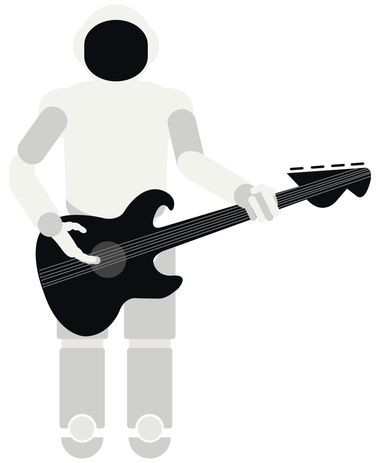 Guitarist Playing Transparent PNG Image