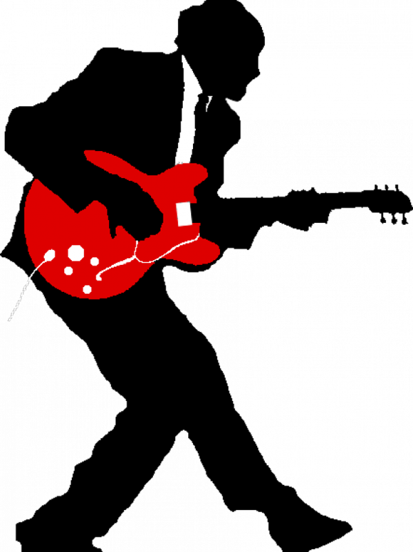 Guitarist Playing Transparent PNG Image