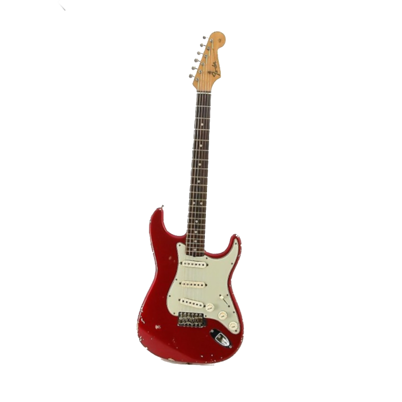 Guitar Red Rock Transparent PNG Image