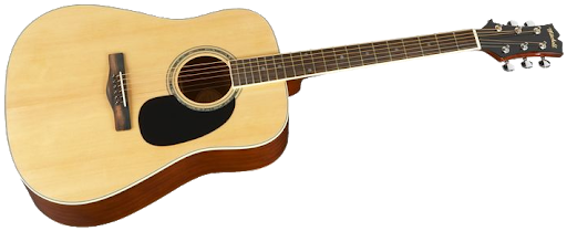 Wooden Guitar Transparent PNG Image