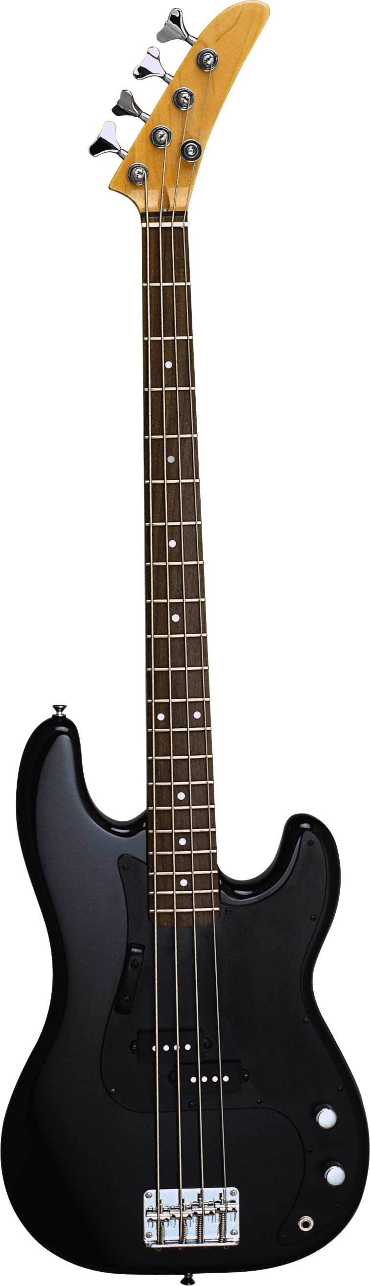 Black Electric Guitar Transparent PNG Image