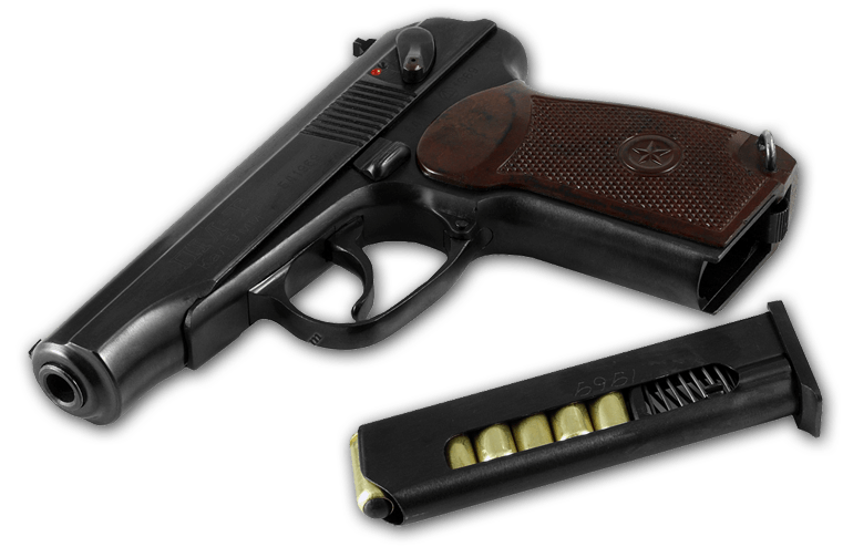 Makarov Handgun Transparent PNG Image