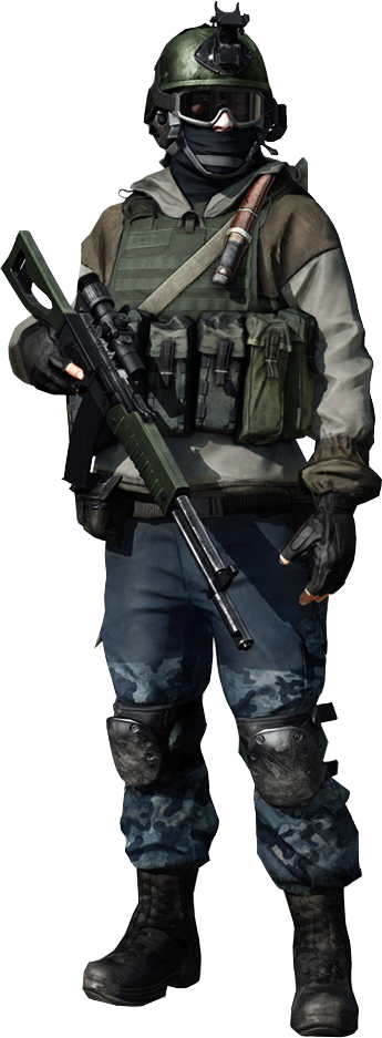 Battlefield Mercenary Soldier Transparent PNG Image