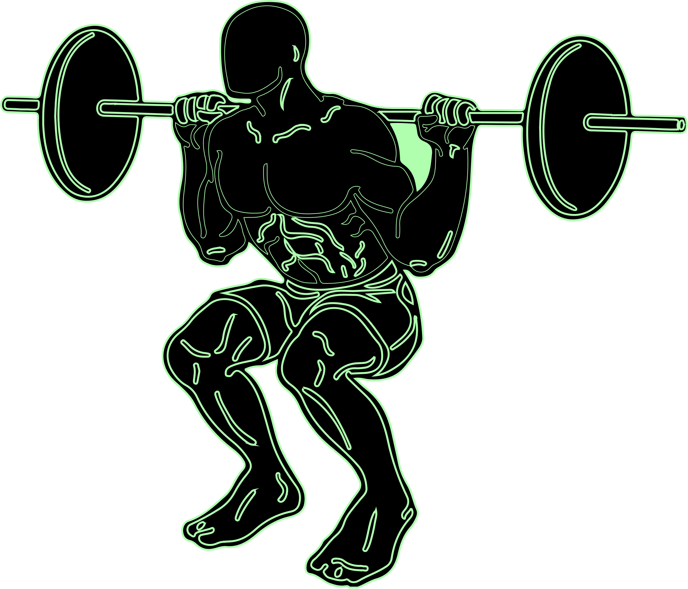Gym Squat Transparent PNG Image
