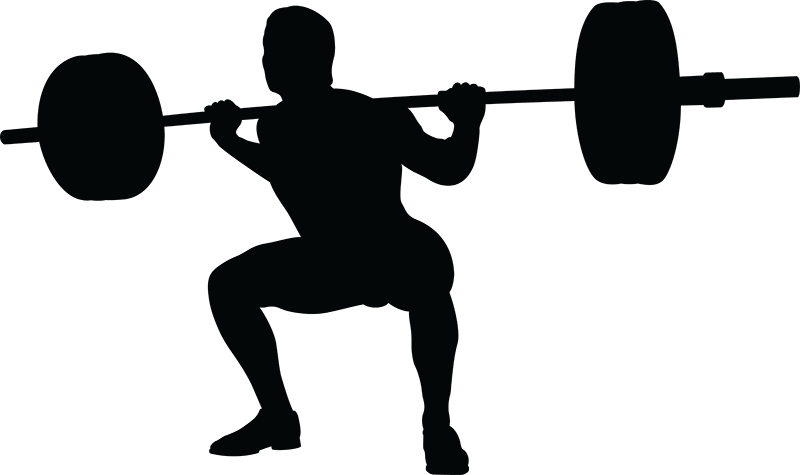 Gym Squat Transparent PNG Image