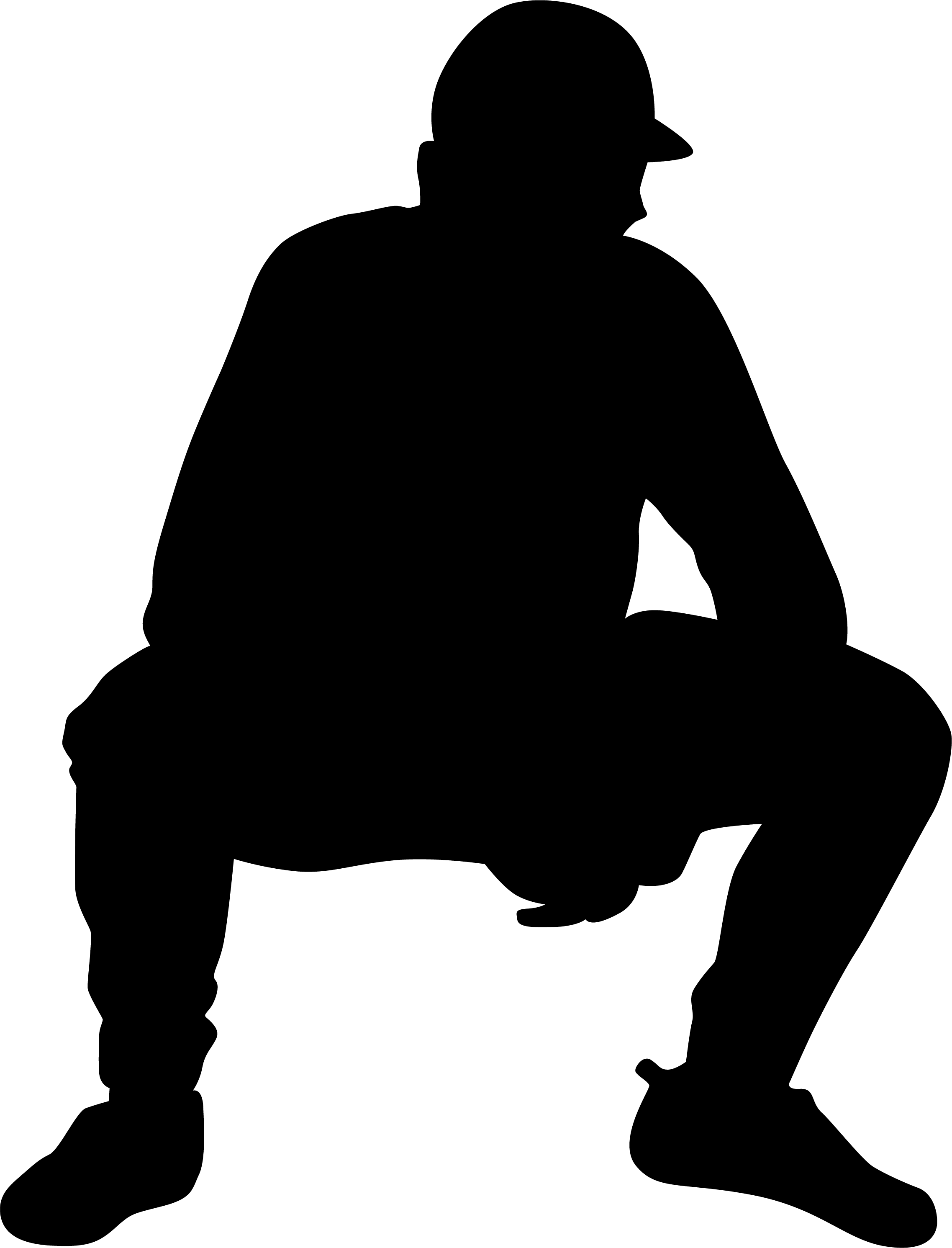 Squat Silhouette File Transparent PNG Image