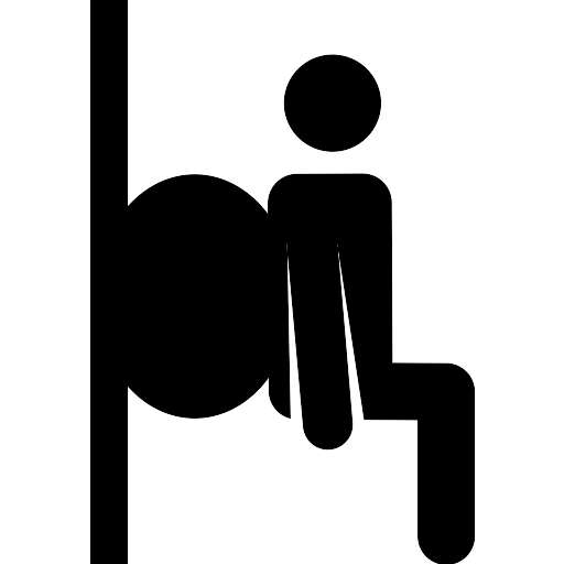 Squat Silhouette Transparent PNG Image