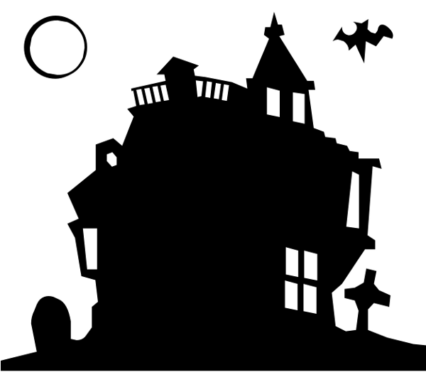 Halloween House Background Transparent PNG Image