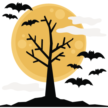 Halloween Tree Background Transparent PNG Image