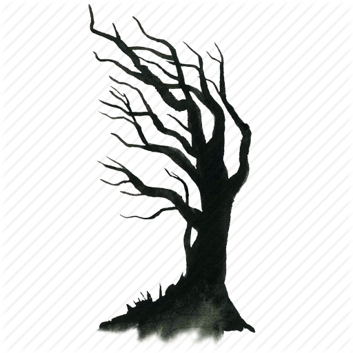 Halloween Tree Transparent PNG Image