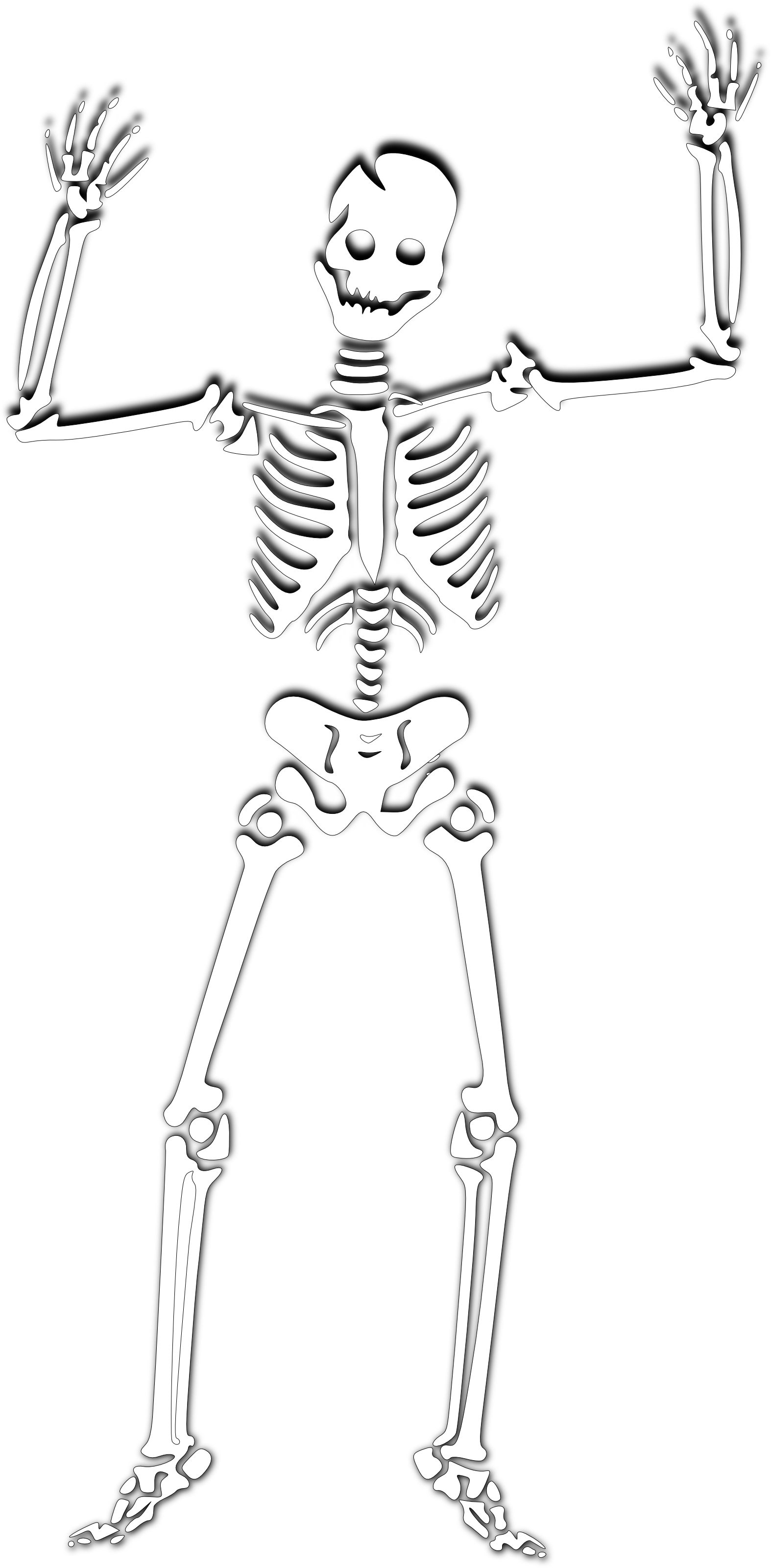 Halloween Skeleton Transparent PNG Image
