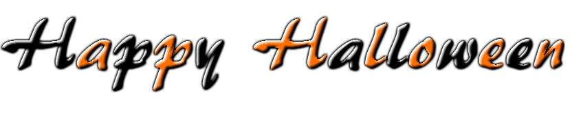 Happy Halloween Text Transparent PNG Image