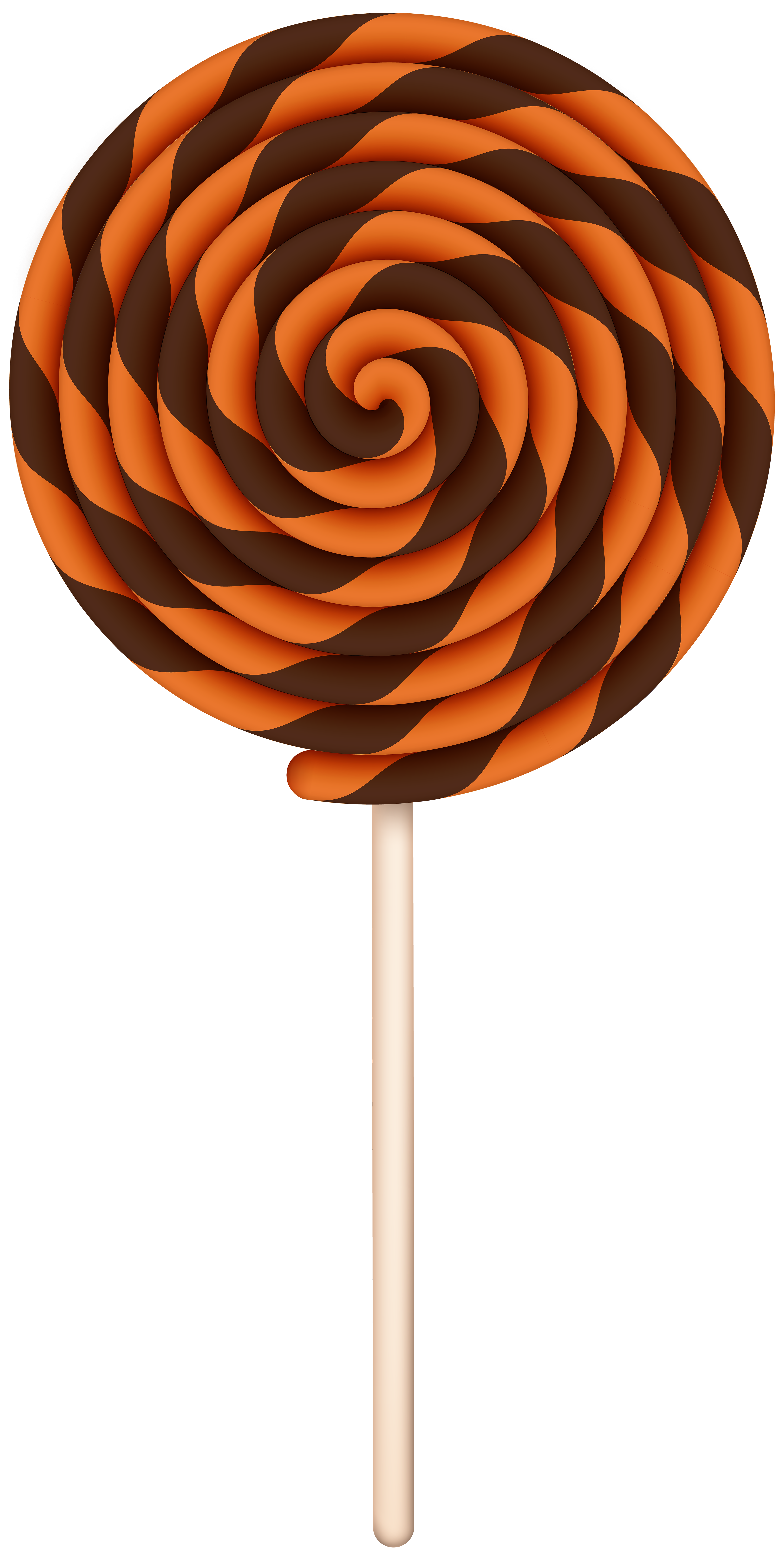 Swirl Halloween Lollipop Candy Transparent PNG Image