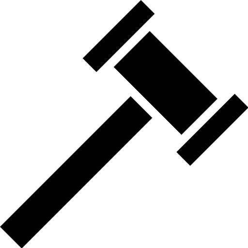 Auction Vector Hammer Transparent PNG Image