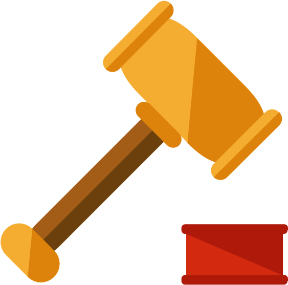 Auction Vector Hammer Transparent PNG Image