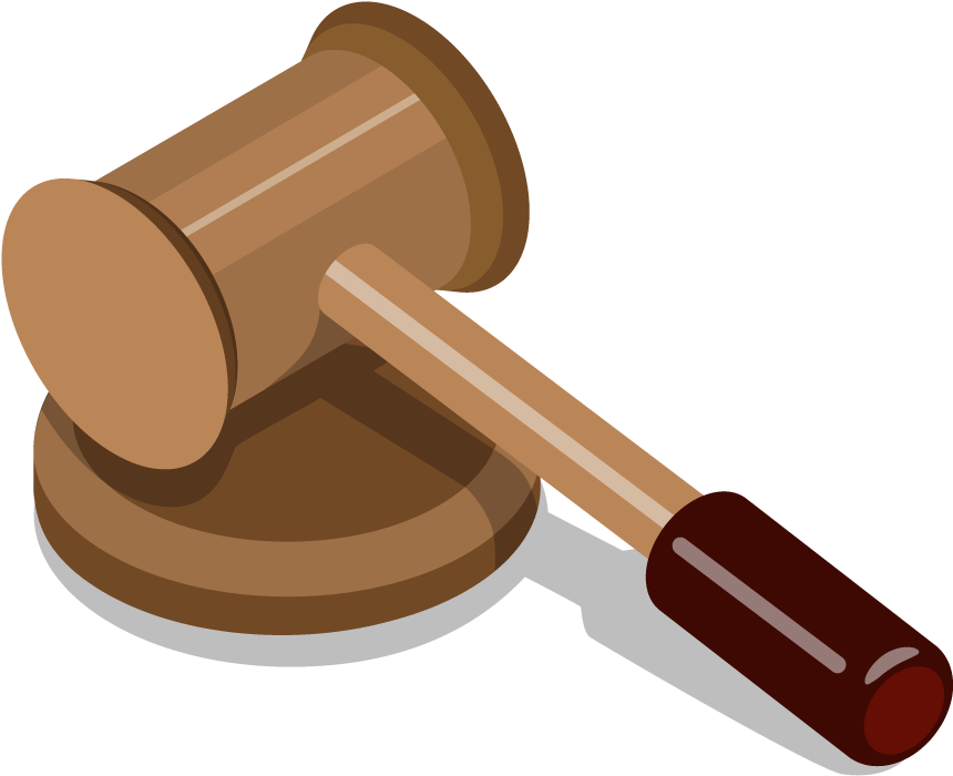 Auction Hammer Transparent PNG Image
