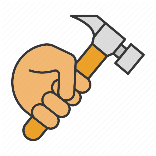 Pic Hammer Hand Transparent PNG Image