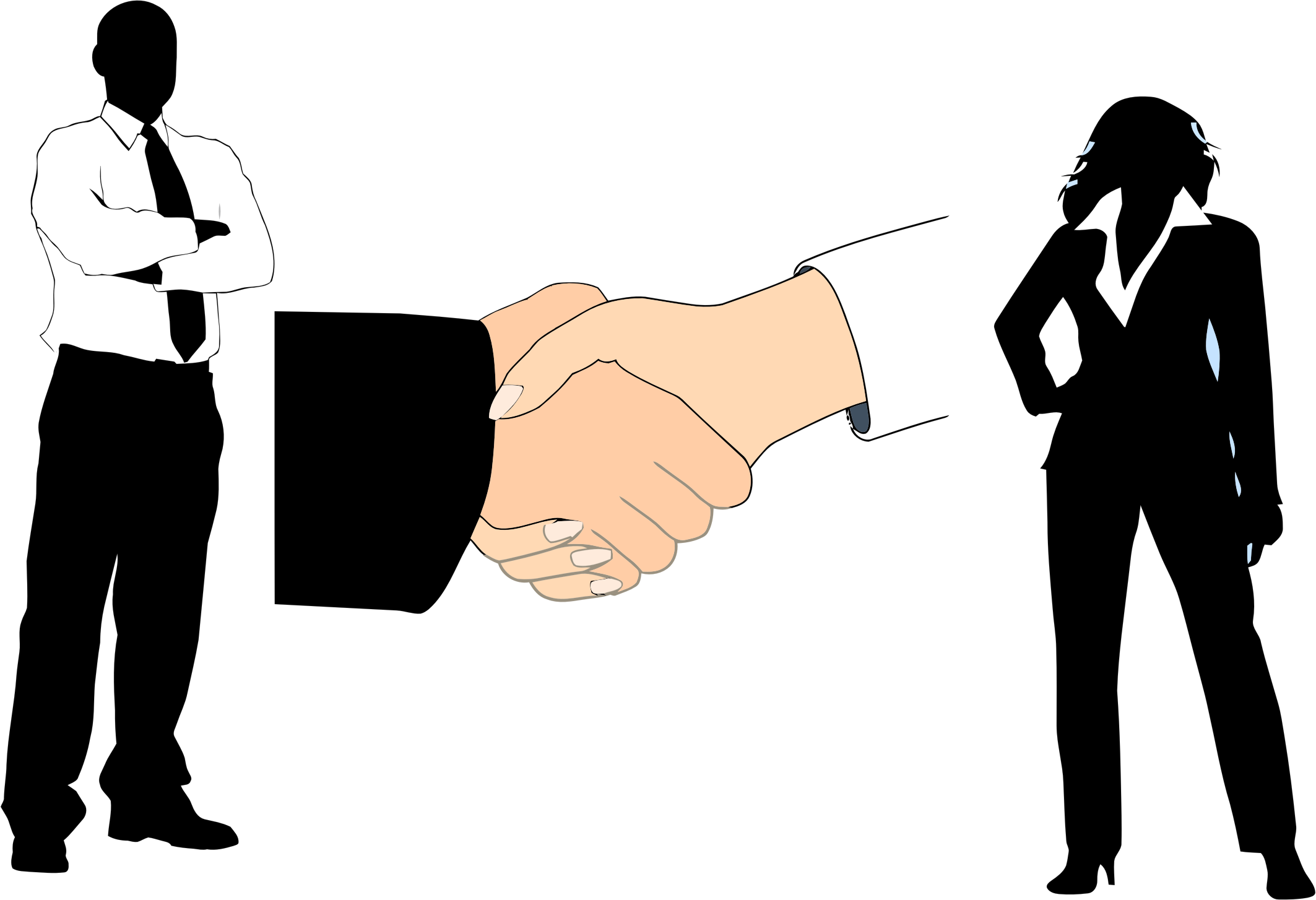 Handshake Business People Transparent PNG Image