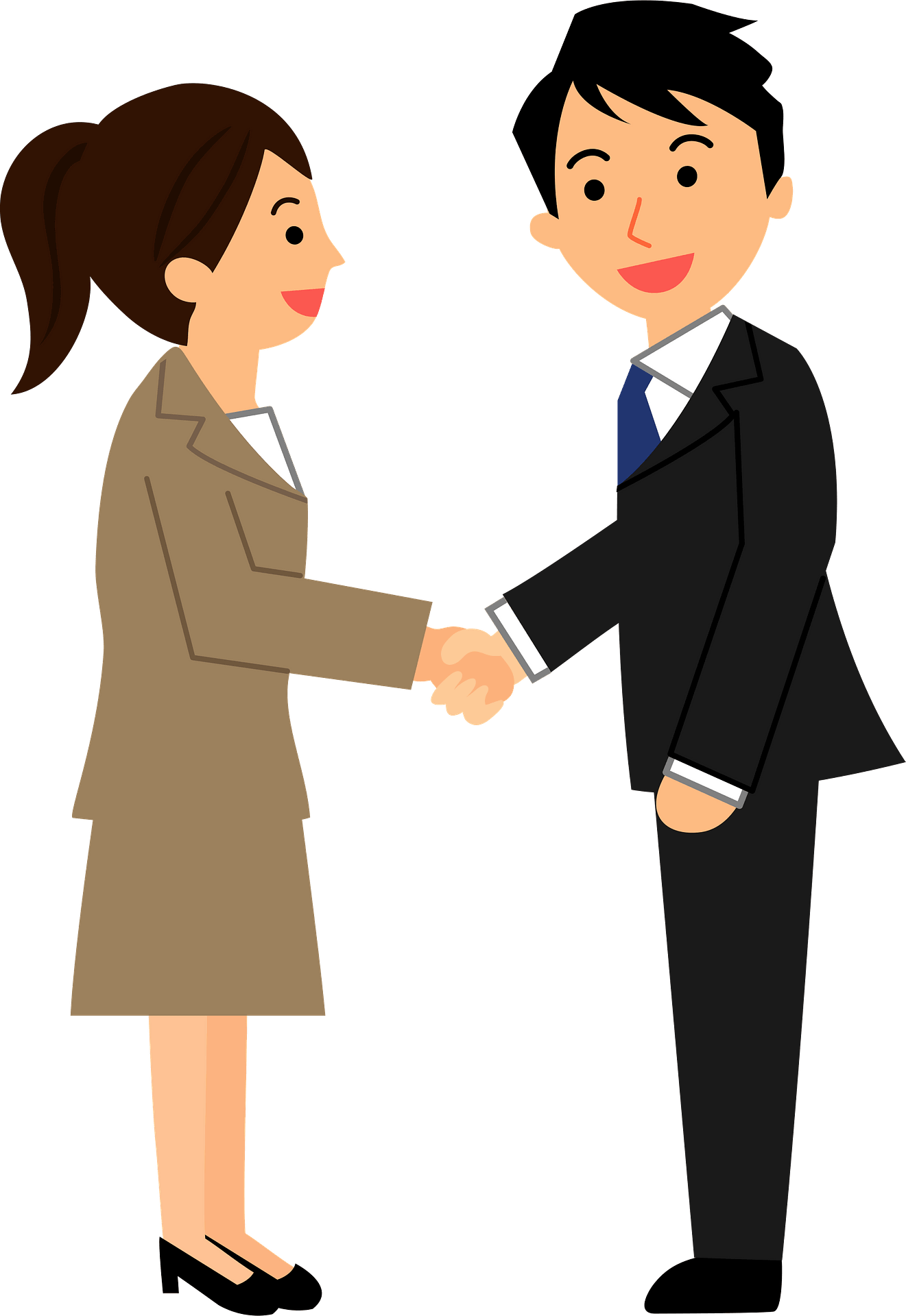 Handshake Business People Transparent PNG Image