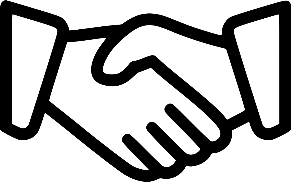 Shake Silhouette Hand Transparent PNG Image