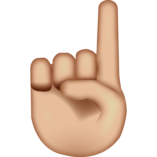 Hand Emoji Transparent PNG Image