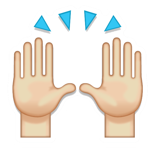Hand Emoji Transparent PNG Image