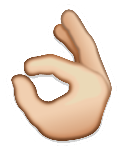 Hand Emoji Transparent PNG Image