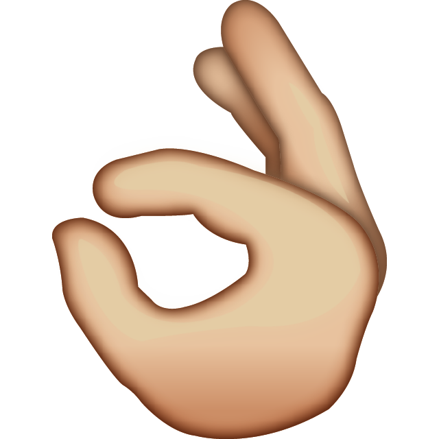 Hand Emoji Transparent PNG Image