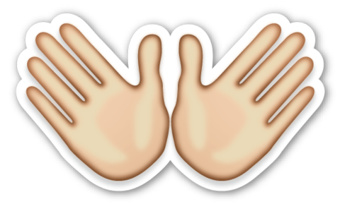 Hand Emoji Transparent PNG Image