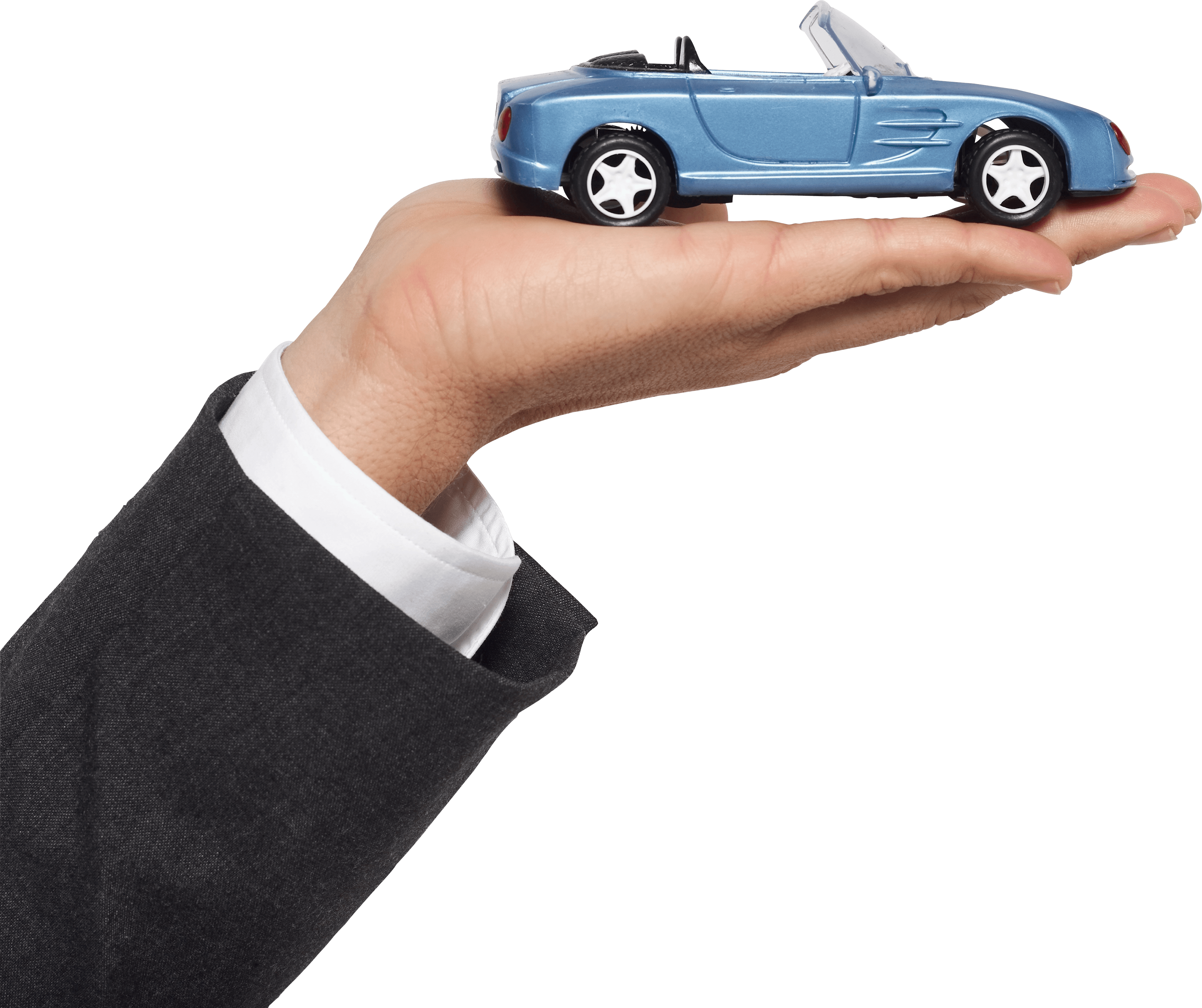 Car In Hand Auto On Hand Transparent PNG Image