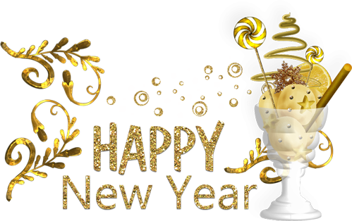 Happy New Year Transparent PNG Image