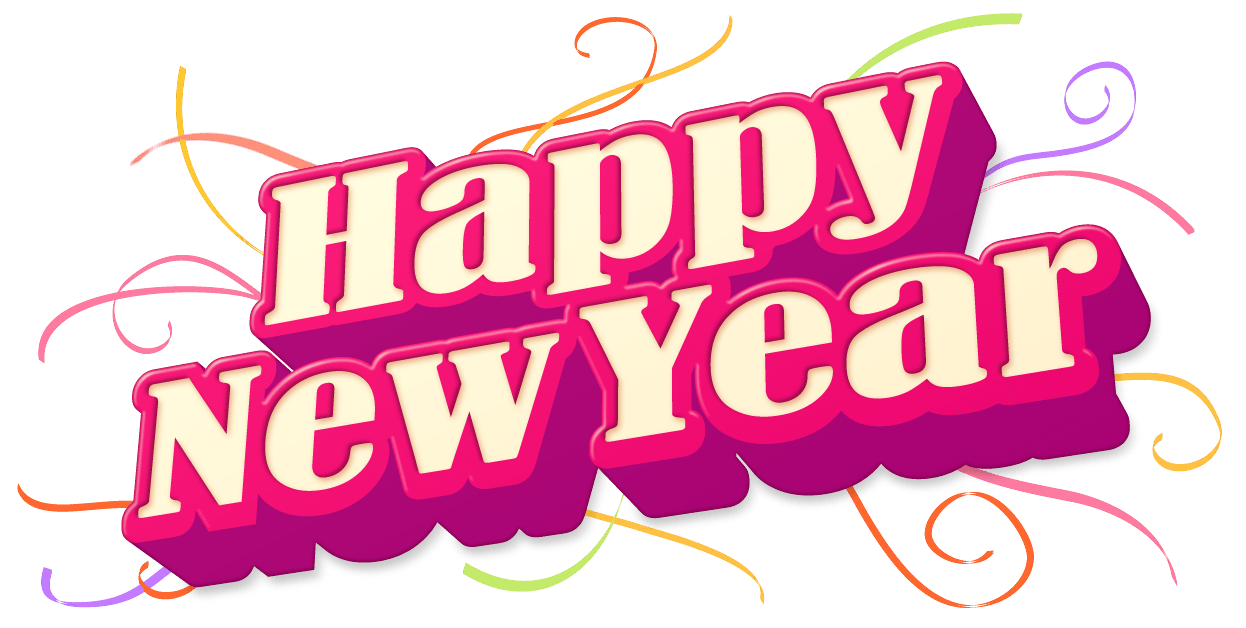 Happy New Year Transparent PNG Image