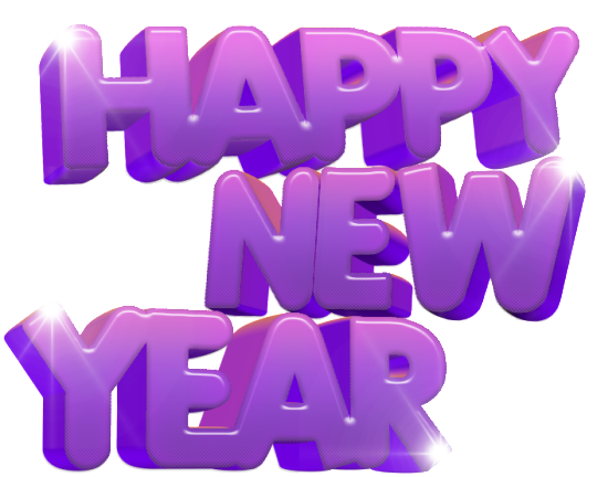 Happy New Year Transparent PNG Image