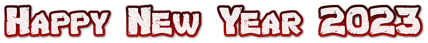 Happy New Year 2023 Year Transparent PNG Image