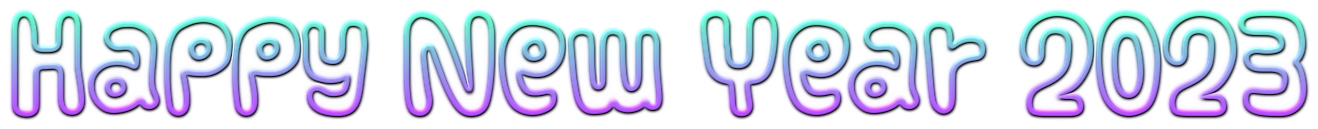 Happy New Year 2023 Year File Transparent PNG Image