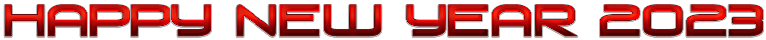 Happy New Year 2023 Year Transparent PNG Image