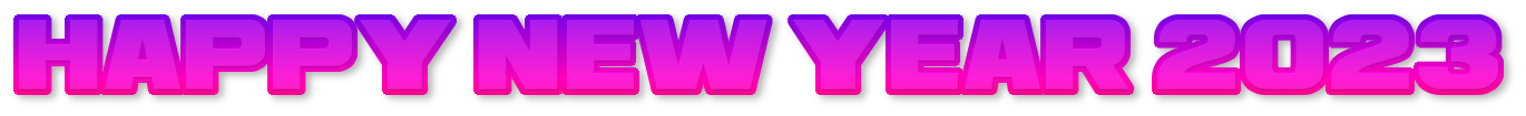 Happy New Year 2023 Year Transparent PNG Image