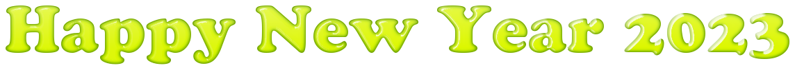 Happy New Year 2023 Year Transparent PNG Image