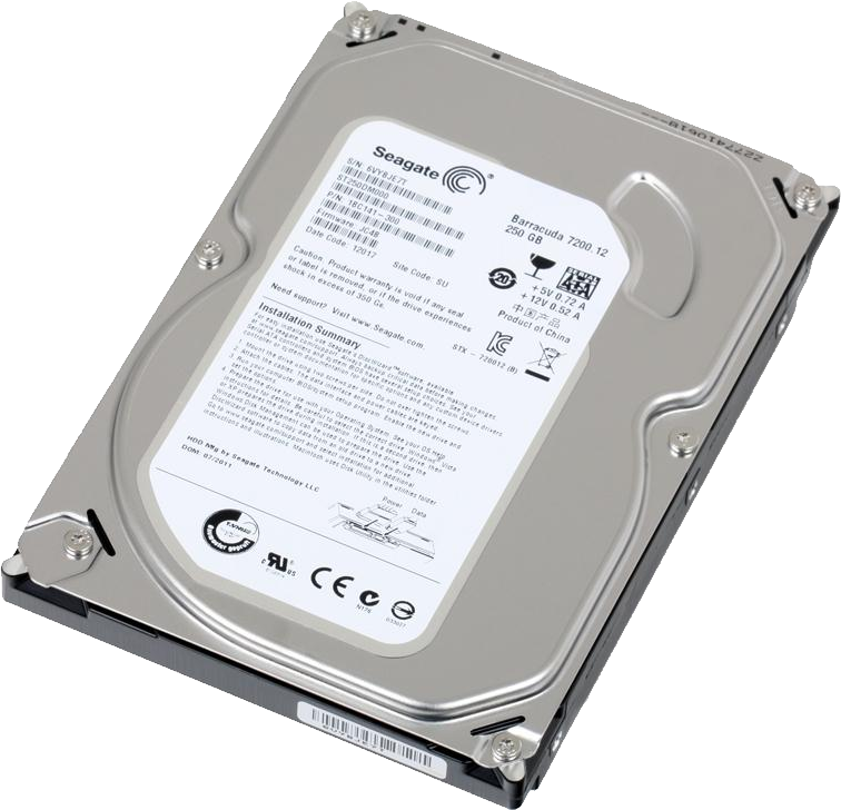 Disc Hard Portable Transparent PNG Image